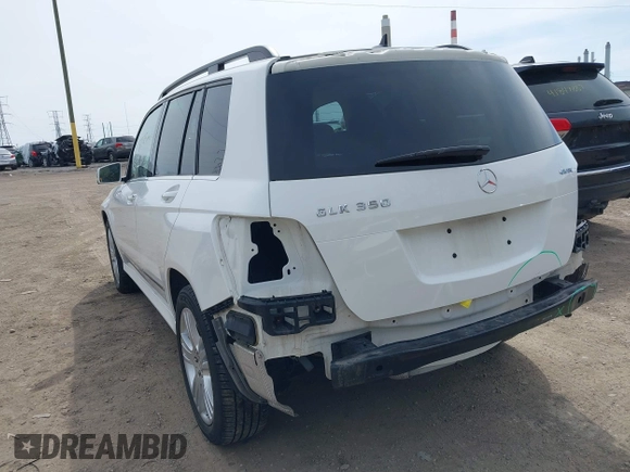 2015 Mercedes-Benz GLK with VIN WDCGG8JB8FG437814, listed as a IAAI auction lot 41856759 with 87,565 mi miles. Bid and sale history available at carsss.com. Image 3.