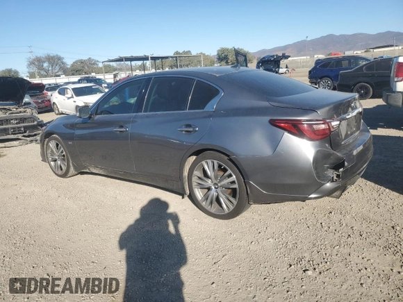 2018 Infiniti Q50 Sport with VIN JN1EV7AP8JM357774, listed as a Copart auction lot 41694395 with 91,918 mi miles and Salvage Title. Bid and sale history available at carsss.com. Image 2.