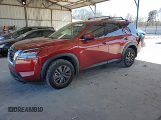 2024 Nissan Pathfinder SV with VIN 5N1DR3BB9RC252716, listed as a Copart auction lot 46096715 with 33,191 mi miles and Salvage title. Bid and sale history available at DreamBid. Image 1.