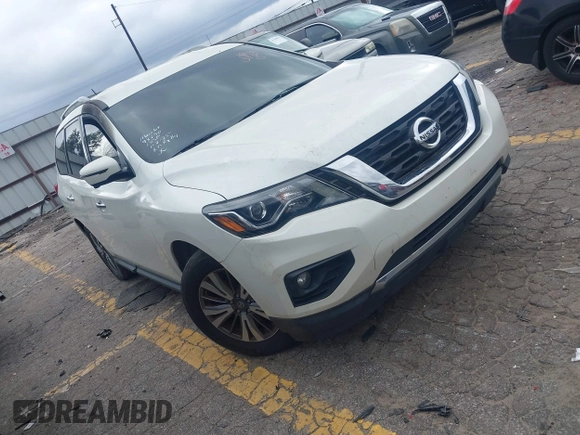 2018 Nissan Pathfinder S with VIN 5N1DR2MNXJC618625, listed as a IAAI auction lot 41260455 with Not provided miles and . Bid and sale history available at DreamBid. Image 1.