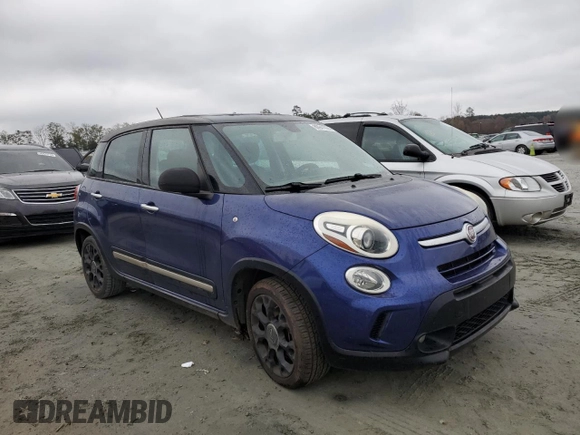 2015 FIAT 500L Urbana Trekking with VIN ZFBCFADH7FZ031660, listed as a Copart auction lot 80941674 with 130,443 mi miles and Clean Title. Bid and sale history available at carsss.com. Image 4.