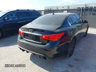 2017 Infiniti Q50 Premium with VIN JN1EV7AP4HM740380, listed as a IAAI auction lot 42593516 with 101,563 mi miles and . Bid and sale history available at DreamBid. Image 4.