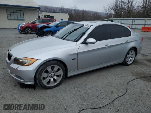 2006 BMW 3 Series 330xi with VIN WBAVD33536KL51465, listed as a Copart auction lot 45988345 with 178,874 mi miles and Salvage Title. Bid and sale history available at carsss.com. Image 1.