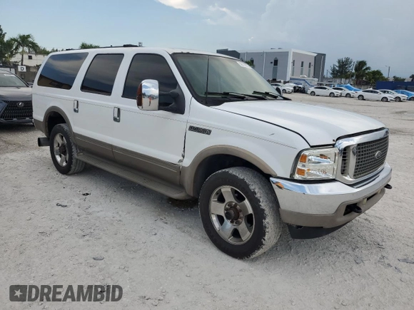 2001 Ford Excursion Limited z VIN 1FMSU43F11EC29369, wystawiony jako Copart lot #58510875 z przebiegiem 229 554 mil mil oraz Tytuł czysty. Historia ofert i sprzedaży dostępna na DreamBid. Obrazek 4.