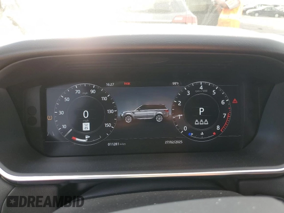 2021 Land Rover Range Rover Sport HSE Silver Edition with VIN SALWR2SU1MA760099, listed as a Copart auction lot 47240725 with 11,281 mi miles and Salvage title. Bid and sale history available at DreamBid. Image 9.