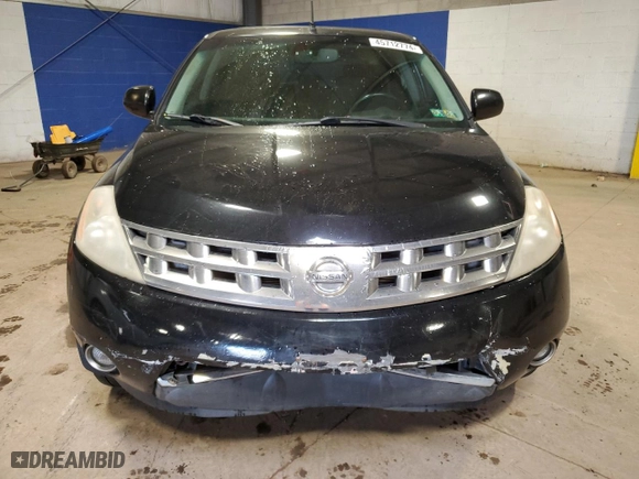 2007 Nissan Murano S with VIN JN8AZ08W77W628359, listed as a Copart auction lot 45712774 with 114,464 mi miles and Salvage Title. Bid and sale history available at carsss.com. Image 5.