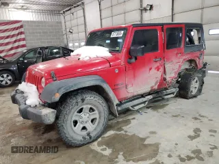 2016 Jeep Wrangler Unlimited Sport RHD z VIN 1C4BJWKG4GL277259, wystawiony jako Copart lot #87713635 z przebiegiem 221 120 mil mil oraz Szkoda całkowita • Salvage title. Historia ofert i sprzedaży dostępna na DreamBid. Obrazek 1.