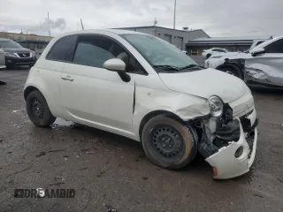 2014 FIAT 500 Pop with VIN 3C3CFFAR6ET264172, listed as a Copart auction lot 45570445 with 99,417 mi miles and Salvage Title. Bid and sale history available at carsss.com. Image 4.
