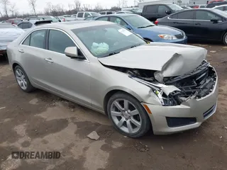 2013 Cadillac ATS z VIN 1G6AA5RA5D0131069, wystawiony jako IAAI lot #41708927 z przebiegiem 166 624 mil mil oraz . Historia ofert i sprzedaży dostępna na DreamBid. Obrazek 1.
