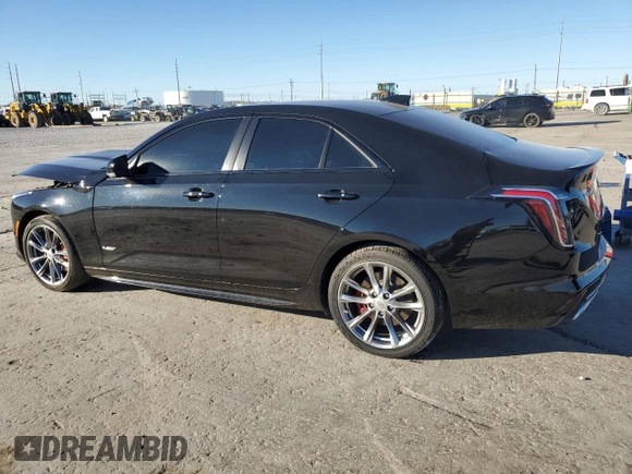 2022 Cadillac CT4-V z VIN 1G6DH5RL4N0115392, wystawiony jako Copart lot #80782094 z przebiegiem 16 567 mil mil oraz Szkody całkowita. Historia ofert i sprzedaży dostępna na DreamBid. Obrazek 2.
