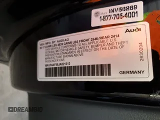 2018 Audi S5 Premium Plus z VIN WAUP4AF58JA021313, wystawiony jako Copart lot #49004615 z przebiegiem 40 551 mil mil oraz Czysty tytuł • Clean title. Historia ofert i sprzedaży dostępna na DreamBid. Obrazek 12.
