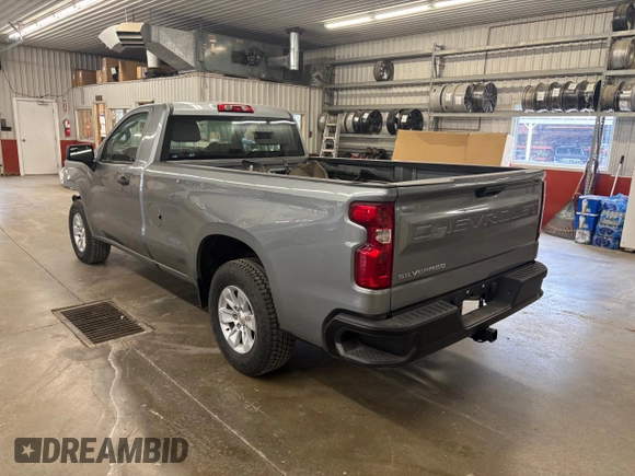 2024 Chevrolet Silverado 1500 Work Truck with VIN 3GCNAAED1RG449586, listed as a Copart auction lot 53335665 with 4,520 mi miles and Salvage Title. Bid and sale history available at carsss.com. Image 3.