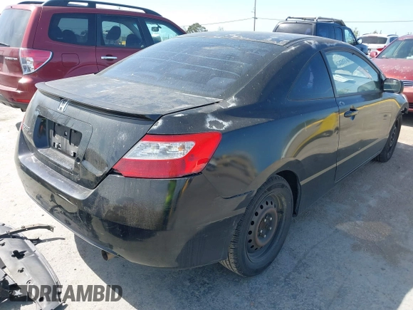2007 Honda Civic Cpe LX with VIN 2HGFG12657H544935, listed as a IAAI auction lot 42101305 with 229,622 mi miles. Bid and sale history available at carsss.com. Image 4.