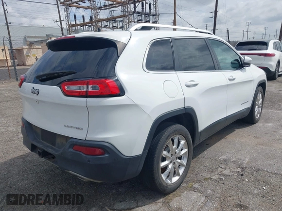 2014 Jeep Cherokee Limited with VIN 1C4PJLDS1EW217649, listed as a IAAI auction lot 41934101 with 135,781 mi miles. Bid and sale history available at carsss.com. Image 4.