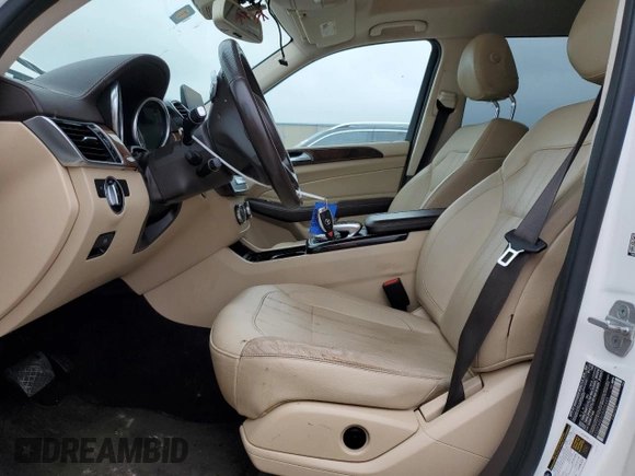2017 Mercedes-Benz GLS 450 with VIN 4JGDF6EE2HA905445, listed as a Copart auction lot 54258545 with 165,092 mi miles and Salvage title. Bid and sale history available at DreamBid. Image 7.