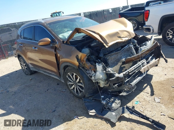 2017 Kia Sportage EX with VIN KNDPN3AC9H7074904, listed as a IAAI auction lot 42228027 with 129,067 mi miles and . Bid and sale history available at DreamBid. Image 1.