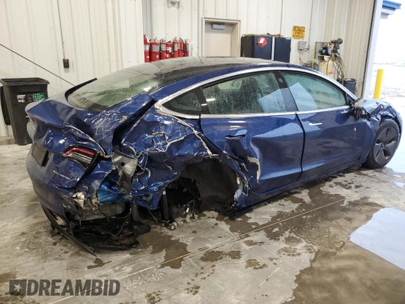 2020 Tesla Model 3 Long Range with VIN 5YJ3E1EB4LF790472, listed as a Copart auction lot 51779495 with Not Provided miles and Salvage Title. Bid and sale history available at DreamBid. Image 3.