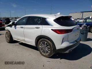 2024 Infiniti QX50 Luxe z VIN 3PCAJ5BA6RF104043, wystawiony jako Copart lot #46546785 z przebiegiem 13 276 mil mil oraz Szkoda całkowita • Salvage title. Historia ofert i sprzedaży dostępna na DreamBid. Obrazek 2.