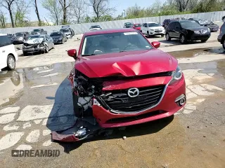 2015 Mazda 3 S Grand Touring with VIN JM1BM1M31F1268906, listed as a Copart auction lot 51821515 with 111,662 mi miles and Salvage title. Bid and sale history available at DreamBid. Image 10.