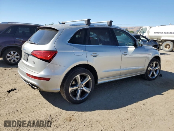 2014 Audi Q5 Premium Plus with VIN WA1DGAFP0EA037312, listed as a Copart auction lot 61694505 with 124,252 mi miles and Salvage title. Bid and sale history available at DreamBid. Image 3.