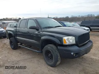 2005 Dodge Dakota SLT with VIN 1D7HE48K25S192248, listed as a IAAI auction lot 41467388 with 156,924 mi miles and . Bid and sale history available at DreamBid. Image 1.