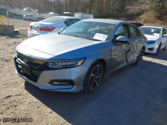2020 Honda Accord Sedan Sport with VIN 1HGCV1F37LA087837, listed as a IAAI auction lot 40874280 with 100,319 mi miles. Bid and sale history available at carsss.com. Image 17.