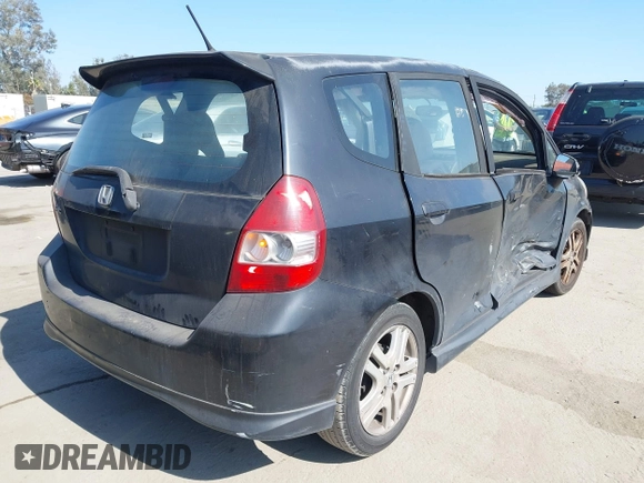 2007 Honda Fit Sport with VIN JHMGD37637S005754, listed as a IAAI auction lot 42663714 with 239,000 mi miles and . Bid and sale history available at DreamBid. Image 4.