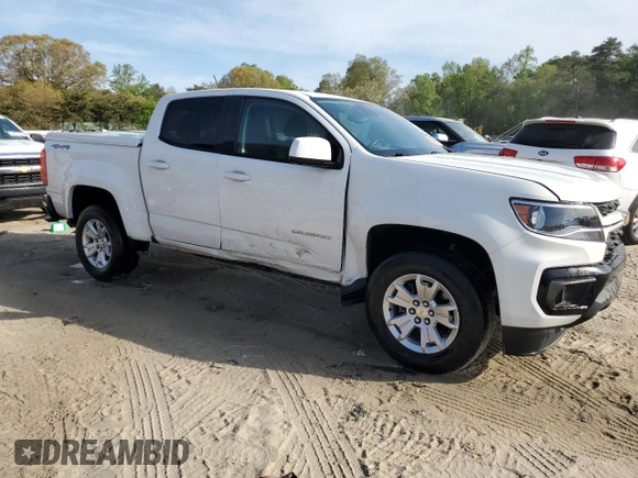 2022 Chevrolet Colorado 4WD LT with VIN 1GCGTCEN3N1129850, listed as a Copart auction lot 54011555 with 90,883 mi miles and Clean Title. Bid and sale history available at carsss.com. Image 4.