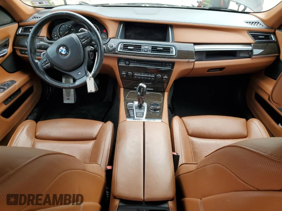 2015 BMW 7 Series 750Li xDrive with VIN WBAYF8C54FD653940, listed as a Copart auction lot 55762915 with 89,037 mi miles and Clean title. Bid and sale history available at DreamBid. Image 8.