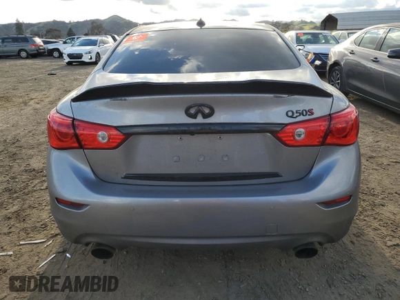 2017 Infiniti Q50 Red Sport 400 z VIN JN1FV7AP7HM850957, wystawiony jako Copart lot #46323425 z przebiegiem 98 204 mil mil oraz Szkoda całkowita • Salvage title. Historia ofert i sprzedaży dostępna na DreamBid. Obrazek 6.