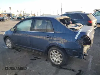 2007 Nissan Versa 1.8 SL with VIN 3N1BC11EX7L418114, listed as a Copart auction lot 87251084 with 0 mi miles and Salvage Title. Bid and sale history available at carsss.com. Image 2.