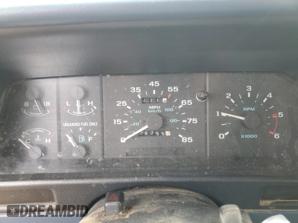 1994 Ford Ranger Splash with VIN 1FTCR14X9RPA85702, listed as a Copart auction lot 46552405 with 28,756 mi miles and Salvage Title. Bid and sale history available at carsss.com. Image 9.