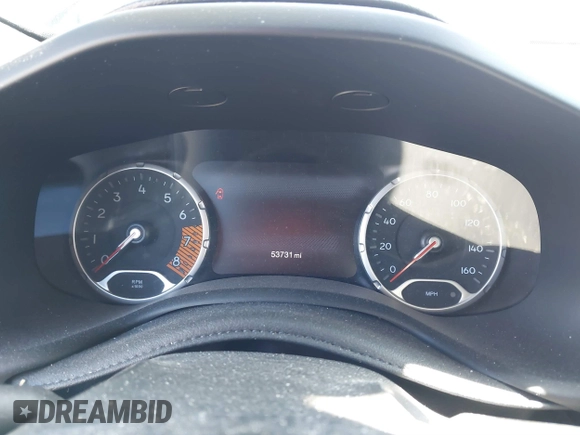 2021 Jeep Renegade Latitude with VIN ZACNJDBB1MPM98182, listed as a IAAI auction lot 41676689 with 53,731 mi miles and . Bid and sale history available at DreamBid. Image 7.