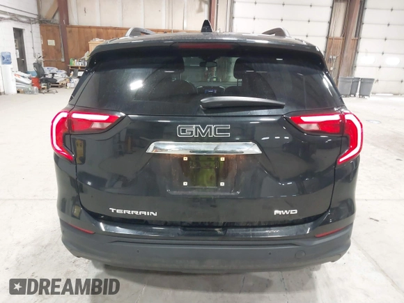 2021 GMC Terrain SLE with VIN 3GKALTEV9ML317855, listed as a IAAI auction lot 41729570 with 41,116 mi miles and . Bid and sale history available at carsss.com. Image 16.