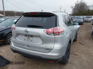 2014 Nissan Rogue S with VIN 5N1AT2MV3EC767324, listed as a IAAI auction lot 41478887 with 115,594 mi miles. Bid and sale history available at carsss.com. Image 4.