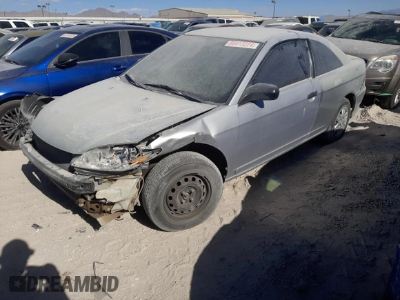 2005 Honda Civic VP z VIN 1HGEM22165L080326, wystawiony jako Copart lot #86413224 z przebiegiem 152 425 mil mil oraz Nie do naprawy • Non repairable. Historia ofert i sprzedaży dostępna na DreamBid. Obrazek 1.