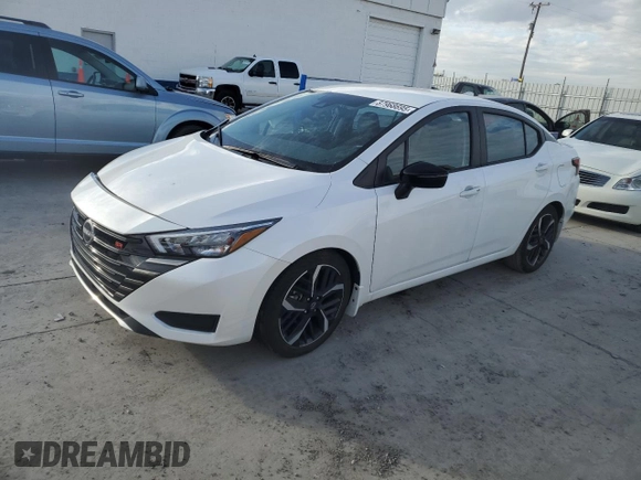 2023 Nissan Versa SR with VIN 3N1CN8FV0PL837945, listed as a Copart auction lot 87968695 with 22,007 mi miles and Salvage Title. Bid and sale history available at DreamBid. Image 1.