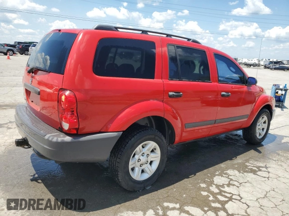2005 Dodge Durango SXT with VIN 1D4HB38N65F614038, listed as a Copart auction lot 63580585 with 301,673 mi miles and Salvage title. Bid and sale history available at DreamBid. Image 3.