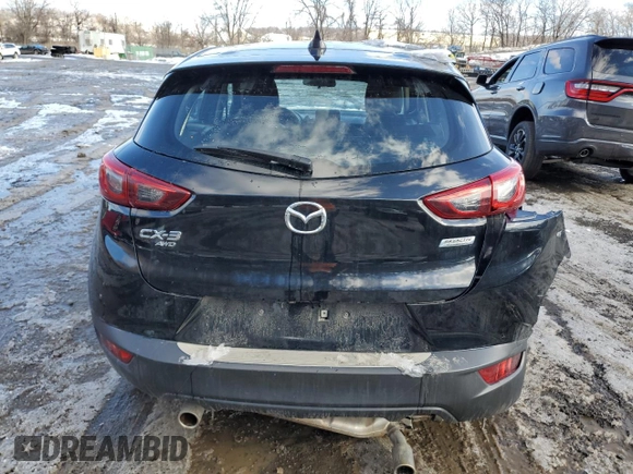 2019 Mazda CX-3 Sport with VIN JM1DKFB75K1451219, listed as a Copart auction lot 45642205 with 79,823 mi miles and Salvage Title. Bid and sale history available at carsss.com. Image 6.