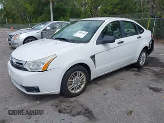 2008 Ford Focus SE with VIN 1FAHP35N98W280147, listed as a IAAI auction lot 41999465 with 133,511 mi miles. Bid and sale history available at carsss.com. Image 18.