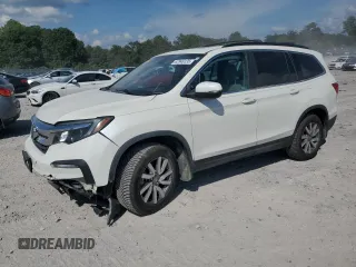 2019 Honda Pilot EX-L z VIN 5FNYF6H53KB081813, wystawiony jako Copart lot #62946135 z przebiegiem 100 507 mil mil oraz Szkoda całkowita • Salvage title. Historia ofert i sprzedaży dostępna na DreamBid. Obrazek 1.