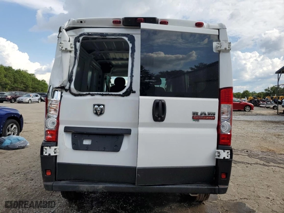 2021 Ram ProMaster Cargo Van with VIN 3C6LRVAG6ME568432, listed as a Copart auction lot 64791794 with 88,092 mi miles and Salvage Title. Bid and sale history available at carsss.com. Image 6.