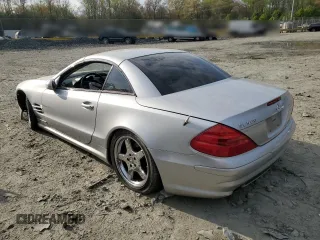 2003 Mercedes-Benz SL 500 z VIN WDBSK75F43F009275, wystawiony jako Copart lot #52412035 z przebiegiem Nie podano mil oraz Szkoda całkowita • Salvage title. Historia ofert i sprzedaży dostępna na DreamBid. Obrazek 2.