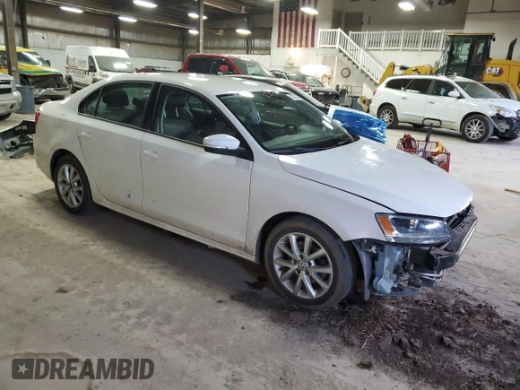 2012 Volkswagen Jetta SE with VIN 3VWDX7AJ6CM107243, listed as a Copart auction lot 56588155 with 191,741 mi miles and Non repairable. Bid and sale history available at DreamBid. Image 4.