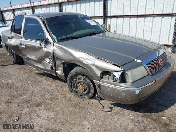 2004 Mercury Grand Marquis GS with VIN 2MEFM74W94X674014, listed as a IAAI auction lot 41973693 with 163,865 mi miles. Bid and sale history available at carsss.com. Image 1.