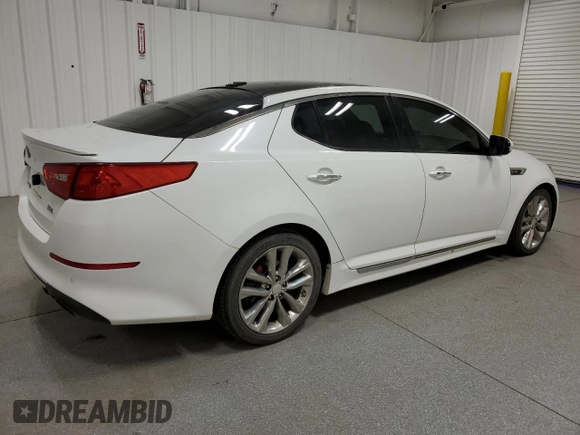 2015 Kia Optima SXL Turbo with VIN 5XXGR4A60FG462290, listed as a Copart auction lot 51440055 with 105,535 mi miles and Clean Title. Bid and sale history available at DreamBid. Image 3.