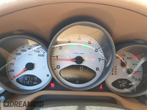2007 Porsche 911 Carrera S with VIN WP0AB29947S732562, listed as a Copart auction lot 70204824 with 87,119 mi miles and Salvage Title. Bid and sale history available at carsss.com. Image 9.