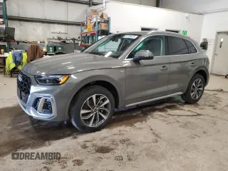2023 Audi Q5 S line Premium Plus z VIN WA1EAAFY8P2135855, wystawiony jako Copart lot #54130475 z przebiegiem 24 241 mil mil oraz Szkoda całkowita • Salvage title. Historia ofert i sprzedaży dostępna na DreamBid. Obrazek 1.