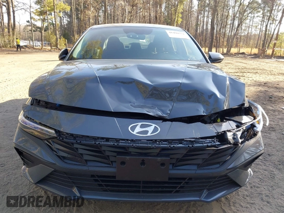 2024 Hyundai Elantra SE with VIN KMHLL4DG4RU708059, listed as a IAAI auction lot 41490571 with 19,466 mi miles and . Bid and sale history available at DreamBid. Image 6.