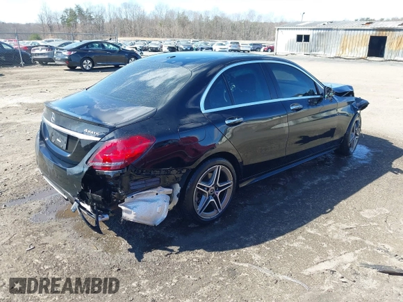 2020 Mercedes-Benz C 300 with VIN 55SWF8EBXLU333246, listed as a IAAI auction lot 41694582 with 28,685 mi miles and . Bid and sale history available at DreamBid. Image 4.